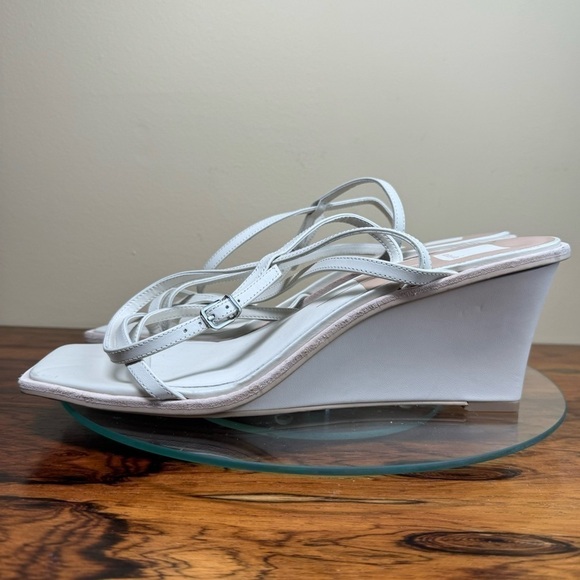 Dolce Vita Gemini Wedges - ivory leather - size 12 - Picture 4 of 16